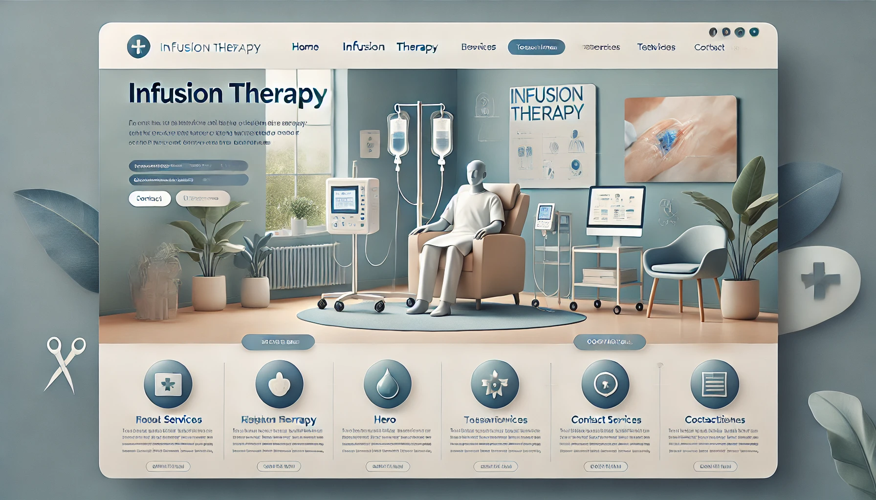 Webdesign voor infuustherapie
