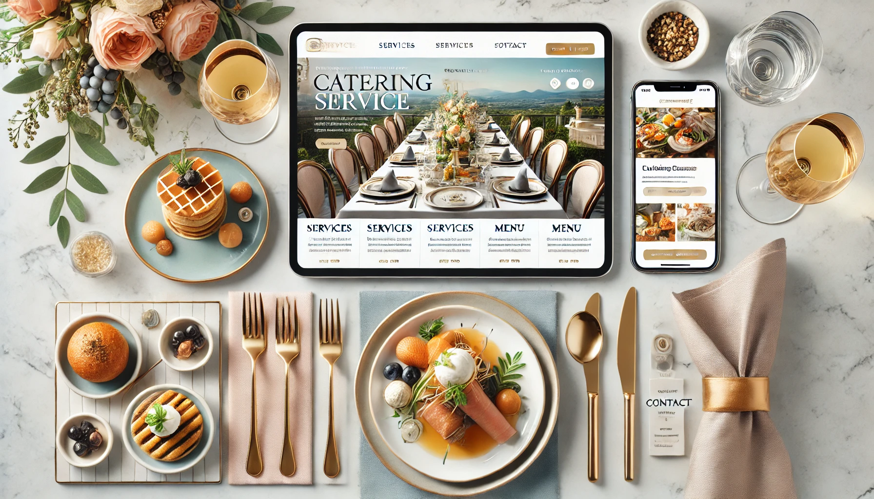 Webdesign voor Catering