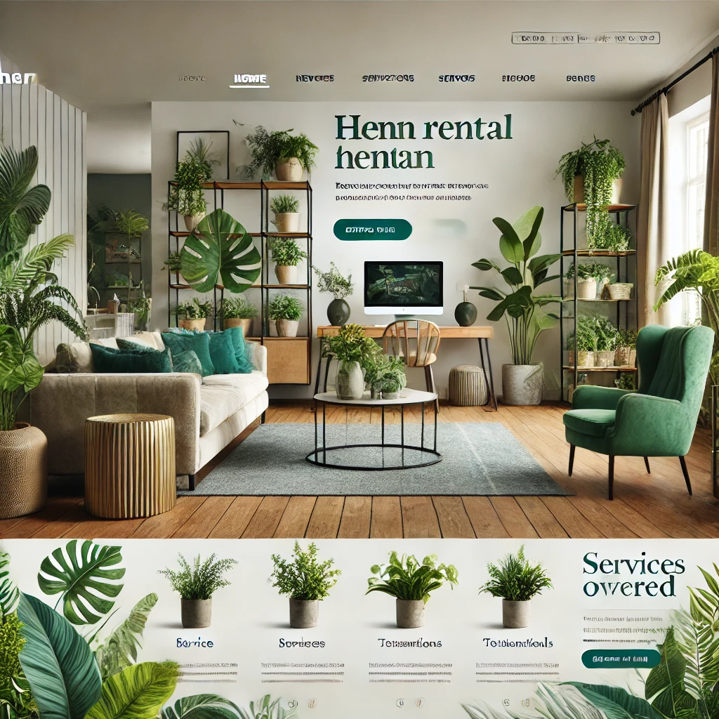 Webdesign voor planten huren